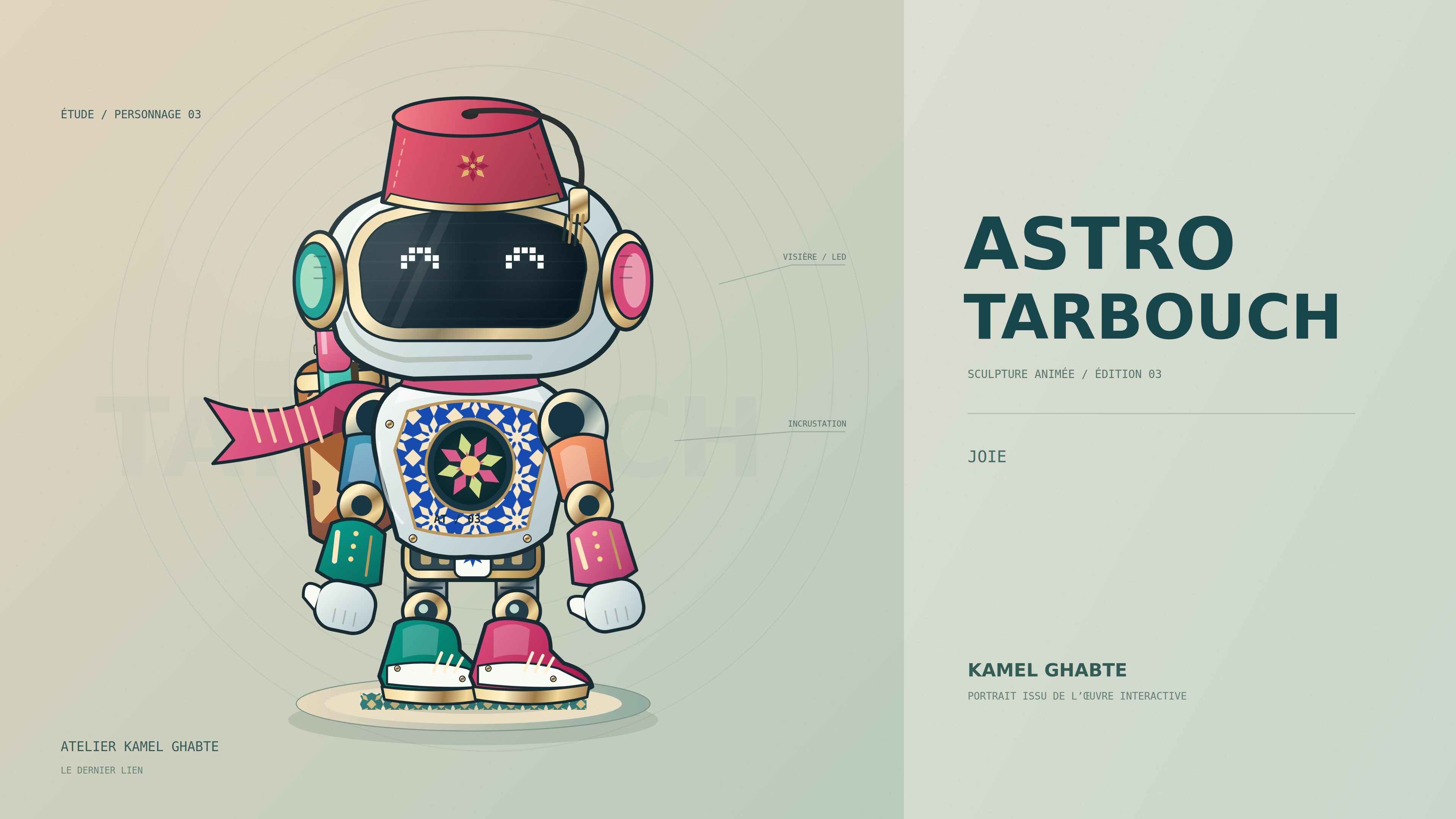 ASTRO TARBOUCH — œuvre interactive de Kamel Ghabte