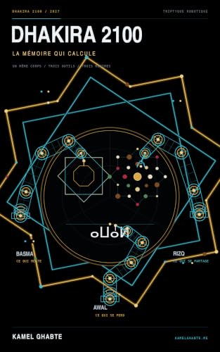 Couverture DHAKIRA 2100 — La mémoire qui calcule, de Kamel Ghabte