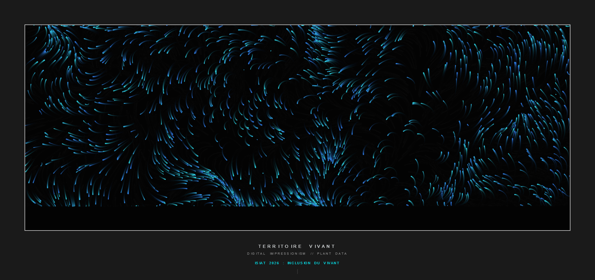 territoire PhytoGraphies : Extraction et visualisation des données biologiques végétales à des fins artistiques