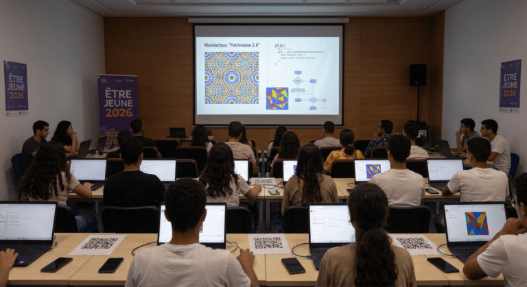 Quand le zellige devient code : retour sur la masterclass et le workshop « Patrimoine 2.0 » à Casablanca